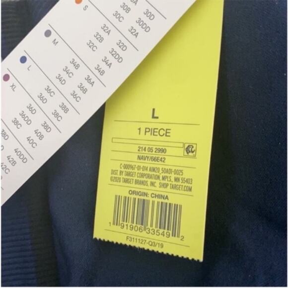 All in motion Navy seamless Sports Bra - Picture 5 of 7